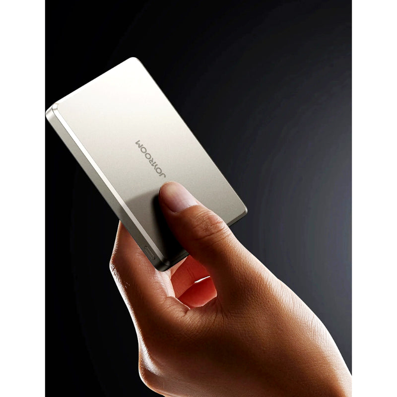 Joyroom JR-PBM08 Pro 10000mAh Magnetic Wireless Power Bank with 20W Fast Charging, Ultra-Slim Metal Design, USB-C and Lightning Input