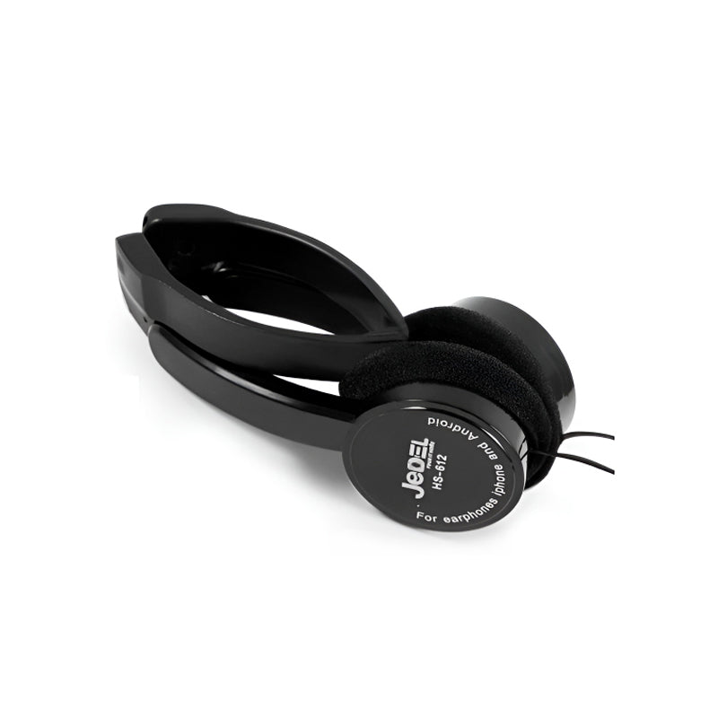 Jedel HS-612 Wired On-Ear Headphones with Microphone – 3.5mm Jack, Lightweight and Adjustable – For Laptop, Mobile, Tablet