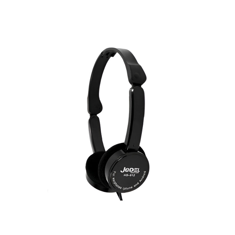 Jedel HS-612 Wired On-Ear Headphones with Microphone – 3.5mm Jack, Lightweight and Adjustable – For Laptop, Mobile, Tablet