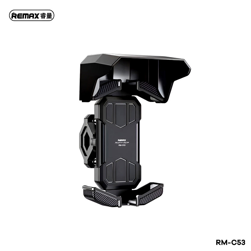 Remax RM-C53 Sunshade And Rainproof Cycling Quick Access Mobile Phone Holder