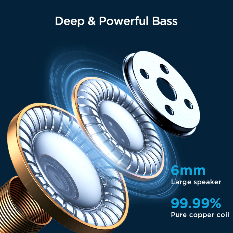 Joyroom JDots JR DB1 Mini TWS Bluetooth 5.3 with 28 Hours Playtime Deep Bass Wireless Earbuds