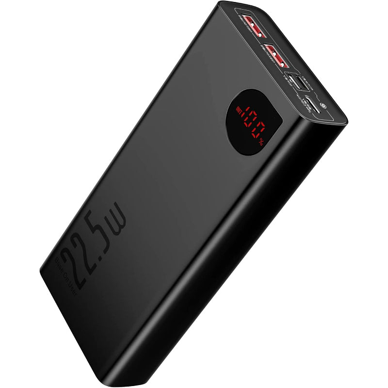 Baseus Adaman 20000mAh PD 22.5W & QC Fast Charging LED Digital Display Power Bank
