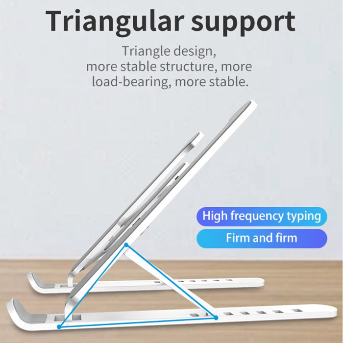 Portable Aluminium Lightweight Laptop Stand With 7 Adjustable Height Levels