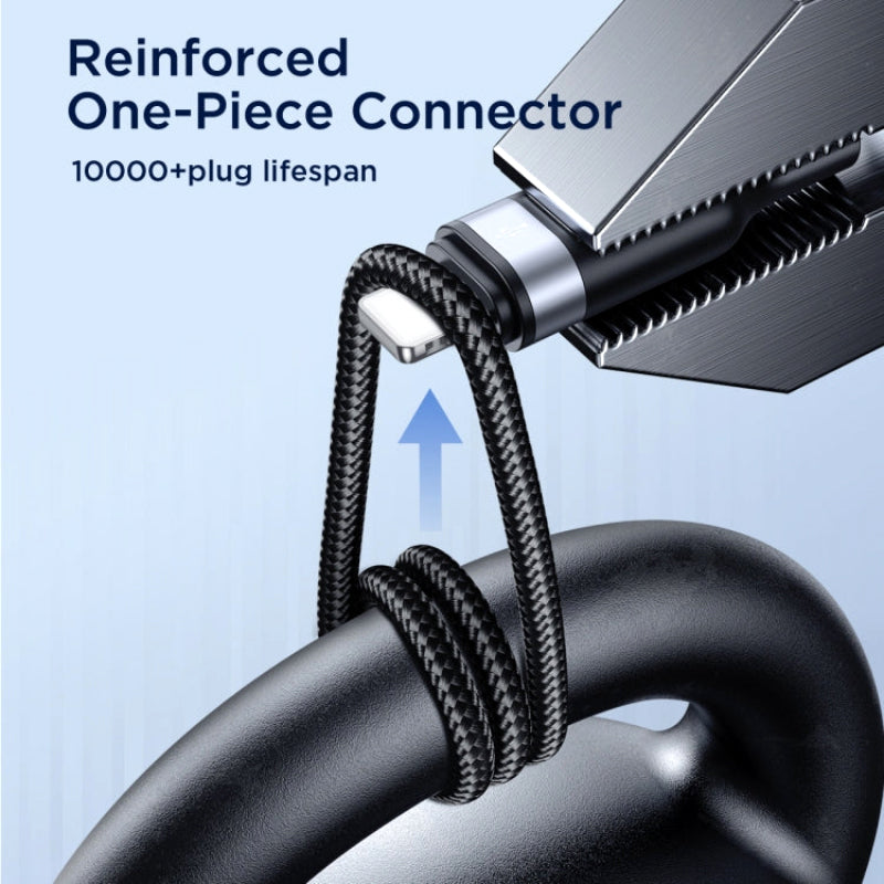 JoyRoom S-A18 3-in-1 Fast Charging and Data Cable – USB-A to Lightning, Type-C, and Micro, 3.5A