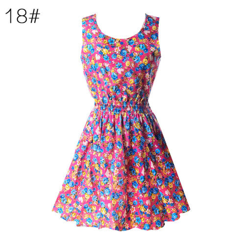 Floral Chiffon Summer Dress