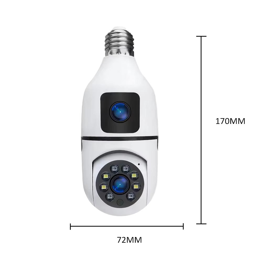 V380 Wireless 360-Degree Pan-Tilt-Zoom Smart Camera with Dual Lenses and IP Connectivity