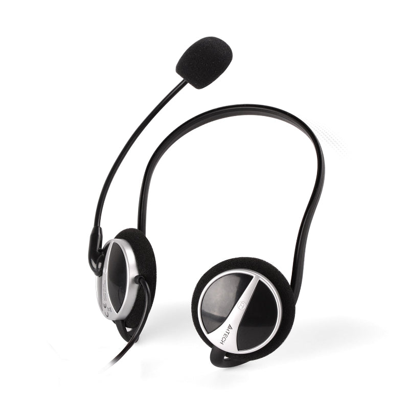 A4 Tech HS-5P Ultra-Light Behind-the-Neck Stereo Headset with Noise-Cancelling Mic – Crystal Clear Sound & Tangle-Free Design