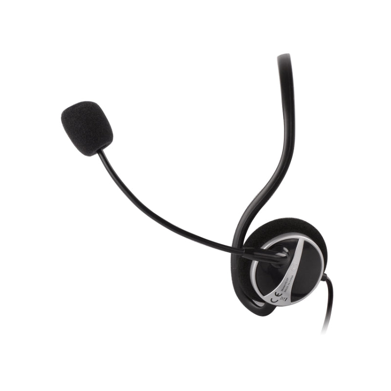 A4 Tech HS-5P Ultra-Light Behind-the-Neck Stereo Headset with Noise-Cancelling Mic – Crystal Clear Sound & Tangle-Free Design