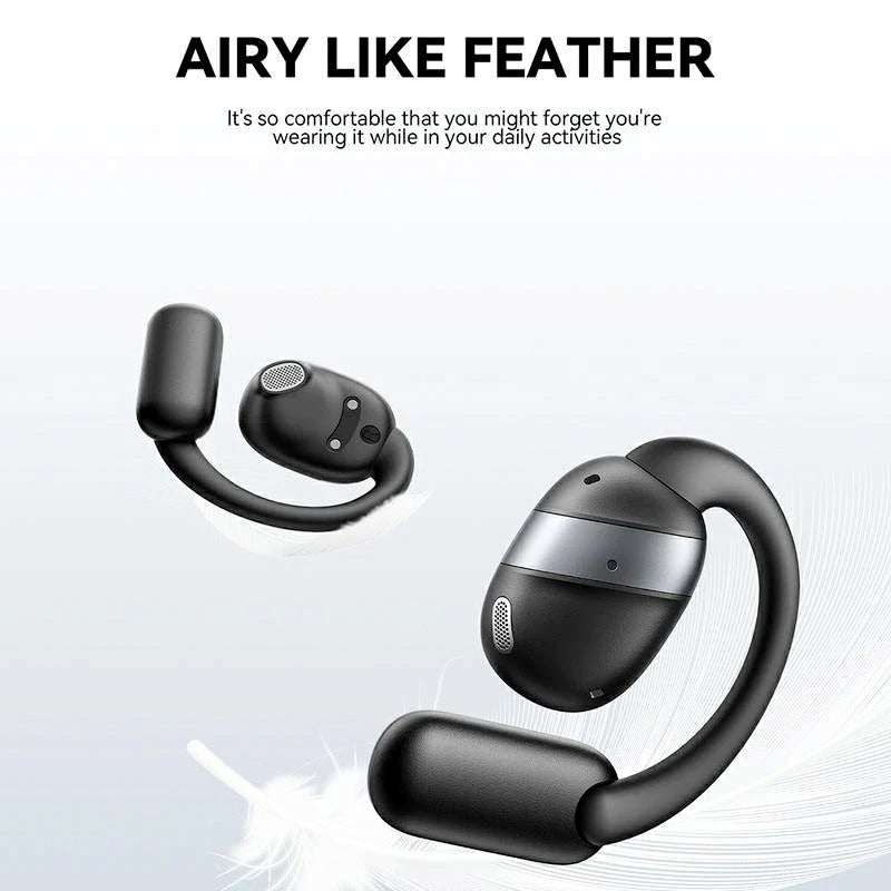 Joyroom JR-OE4 Open-Ear True Wireless Headphones – Bluetooth 5.4, 50H Playtime, IPX4 Sweatproof, LED Display – Sports & Outdoor Use