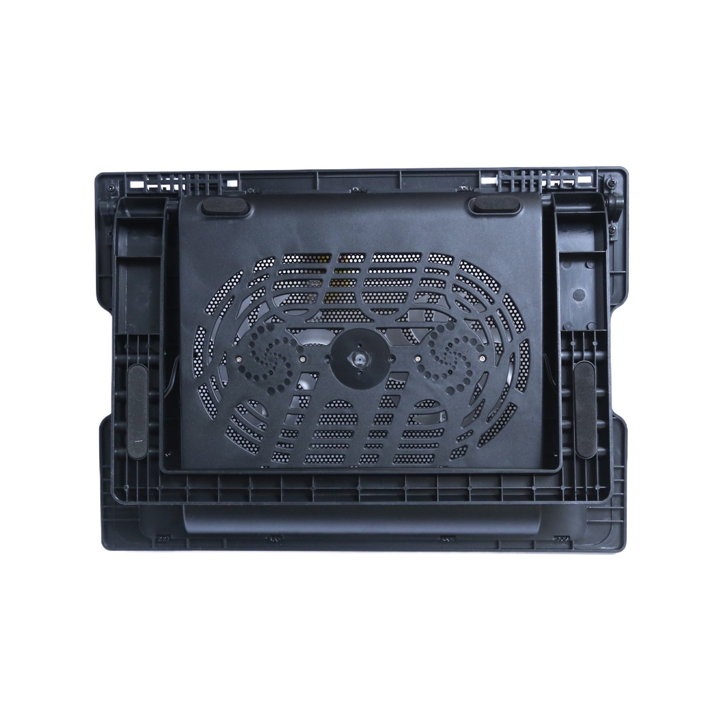 Portable And Powerful Dual Fan Laptop Cooling Pad With Adjustable Stand And LED Backlit