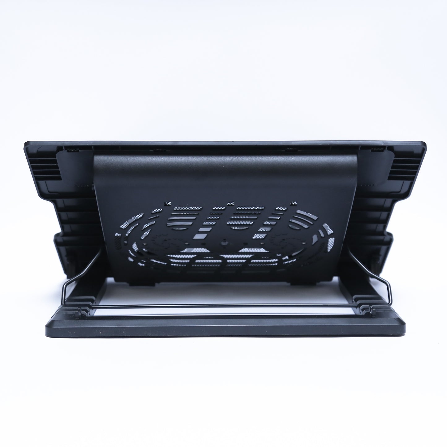 Portable And Powerful Dual Fan Laptop Cooling Pad With Adjustable Stand And LED Backlit
