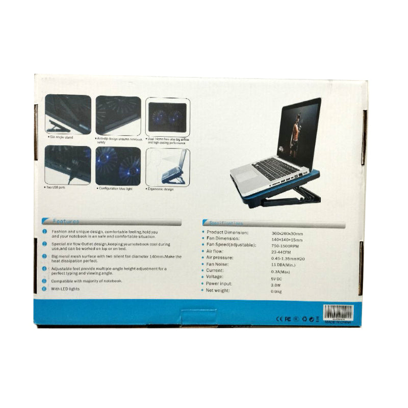 N99 Adjustable Special Air Flow Outlet Design Laptop Cooling Partner