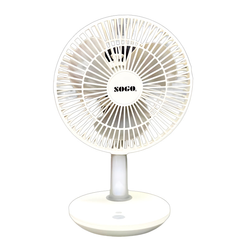 JPN-519 Sogo Mini Portable Rechargeable Table Fan With Extended Battery Life