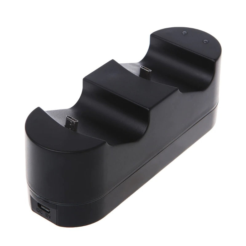 Controller Charging Station For PlayStation DualShock 4 Dual USB Charger Ports