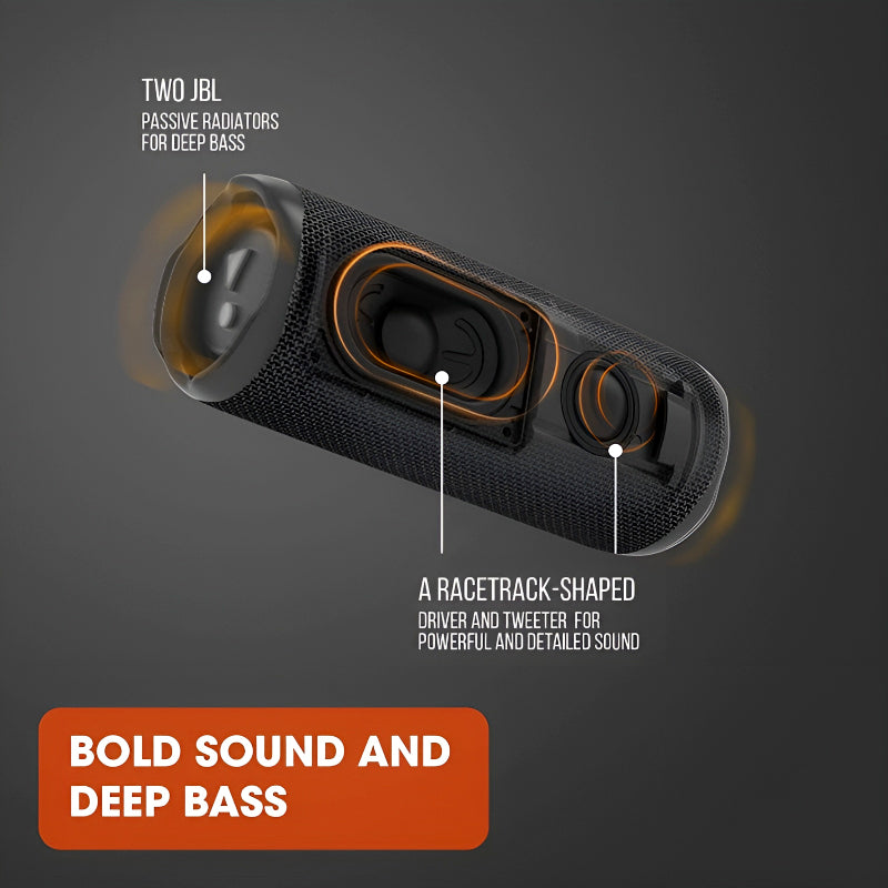 JBL Flip 6 Powerful Sound and Deep Bass – Portable Waterproof Bluetooth Speaker