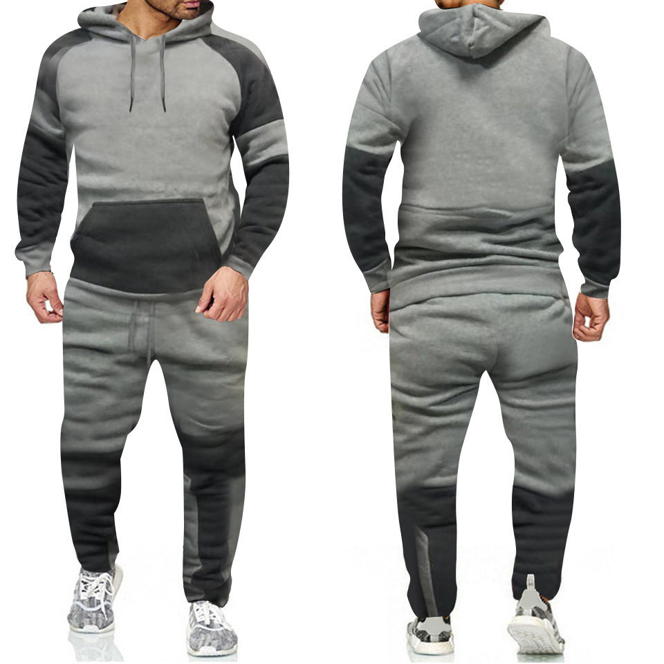 Men's New Casual winter suit sweatshirt