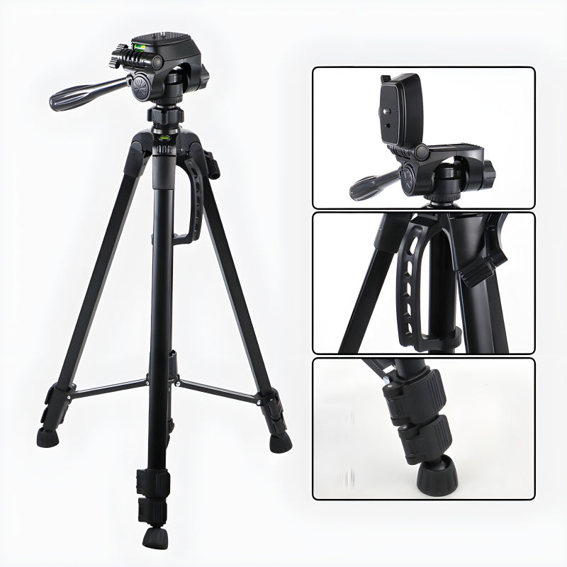 T-3520 Multi-Functional Professional Portable Tripod Stand For Mobile Phones, DSLR Cameras And Video Camcorders