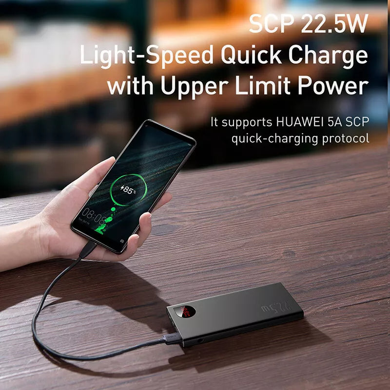 Baseus Adaman 20000mAh PD 22.5W & QC Fast Charging LED Digital Display Power Bank