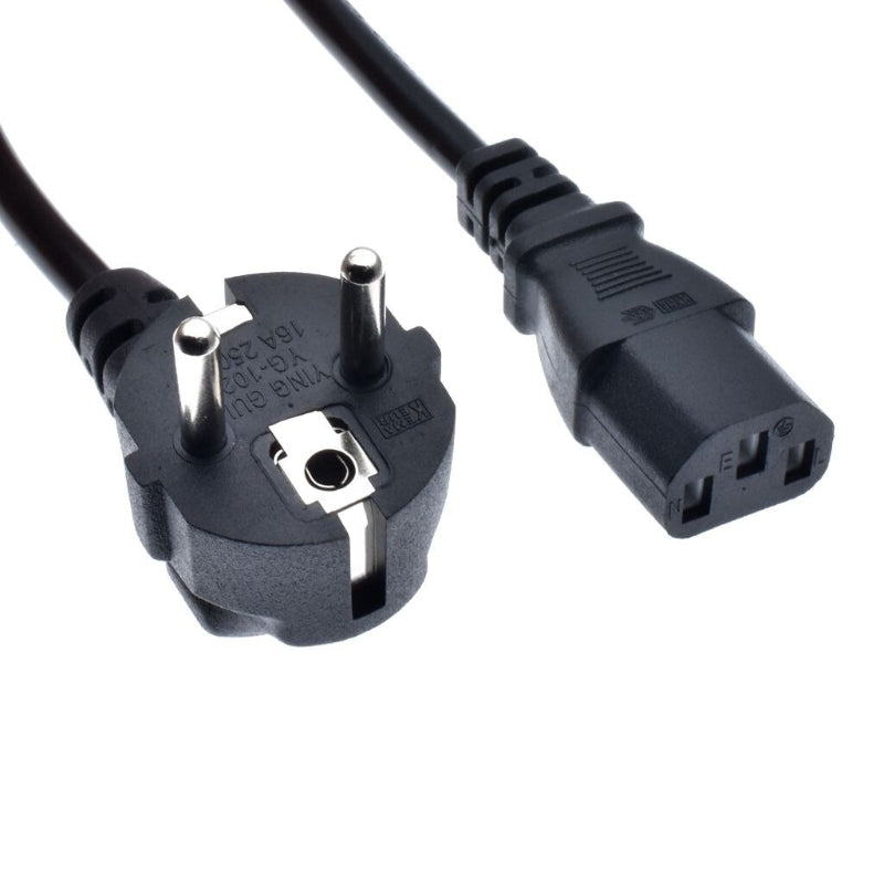 Pack Of 4 AC Copper Power Cable Power Extension Cord For PC Computer Monitor Printers