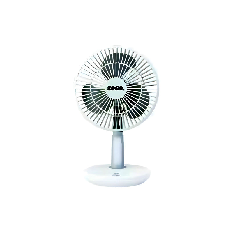 JPN-519 Sogo Mini Portable Rechargeable Table Fan With Extended Battery Life