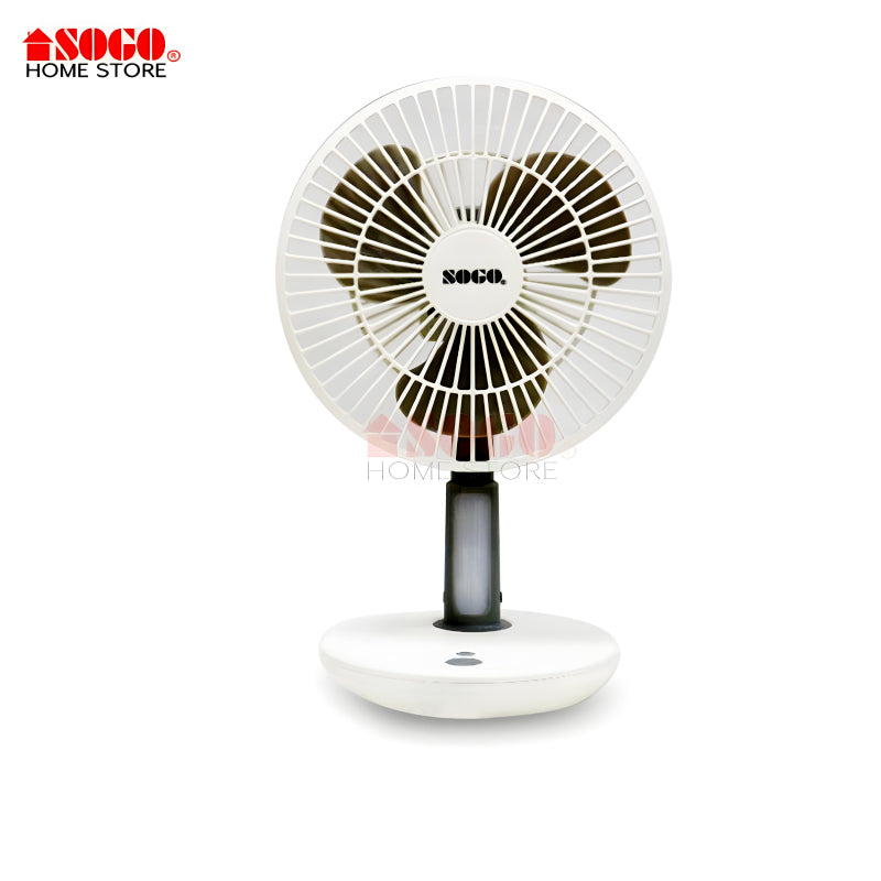 JPN-519 Sogo Mini Portable Rechargeable Table Fan With Extended Battery Life
