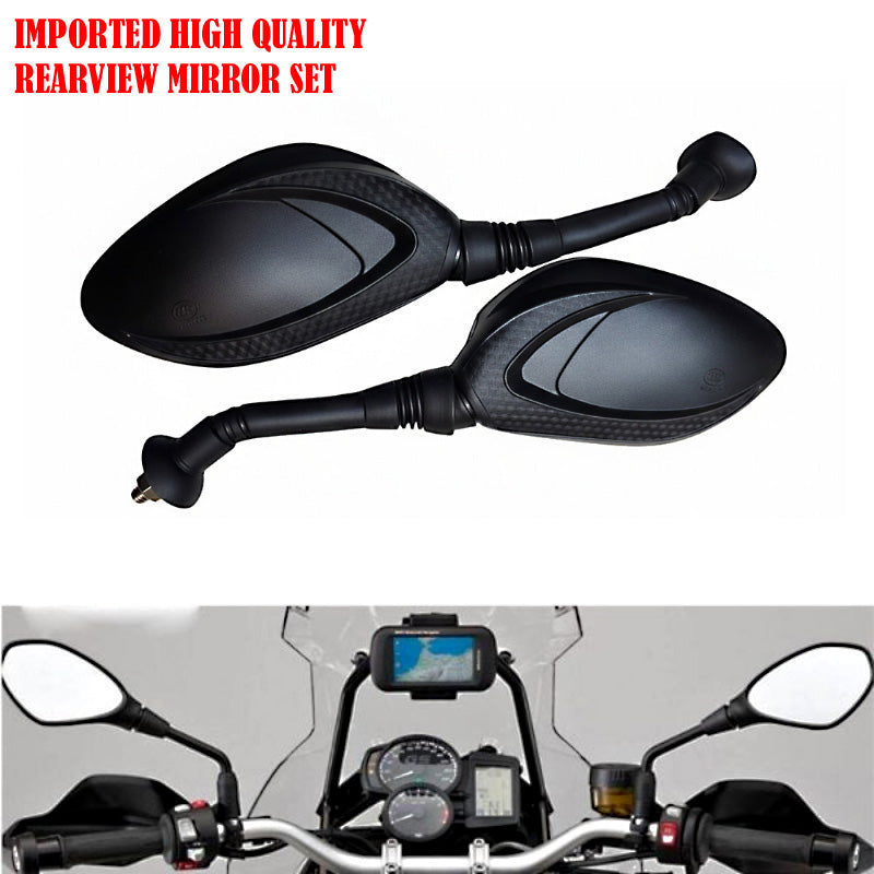 High-Quality Imported Motorcycle Rearview Mirrors – HD Clear Glass, Anti-Fall Build, Universal Fit for Honda CD70/125, Yamaha YBR, Suzuki & More