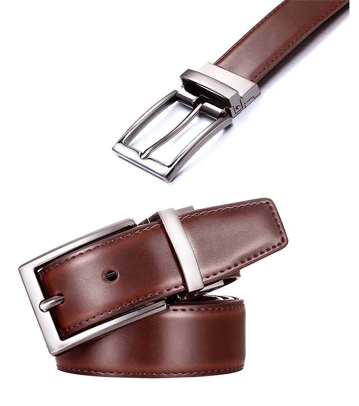 2 in 1 Double Sided Best Quality Leather Belt for Men/Boys