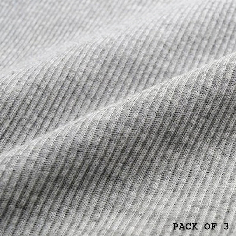 Set of 3 Men’s Athletic Vests – 100% Ribbed Cotton, Export Quality, High Standard, Premium Packaging