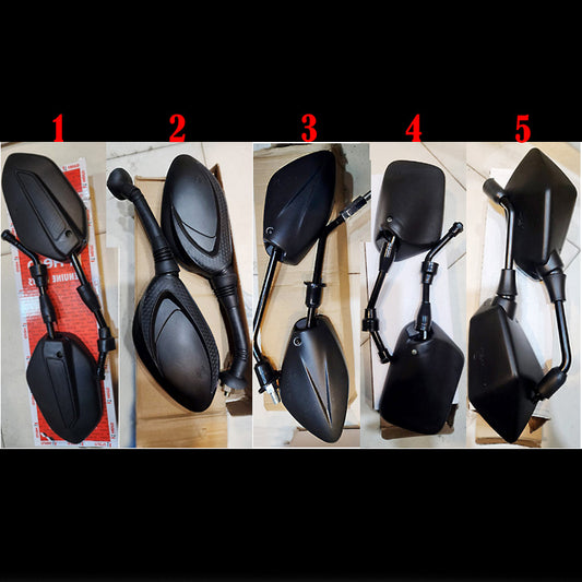 High-Quality Imported Motorcycle Rearview Mirrors – HD Clear Glass, Anti-Fall Build, Universal Fit for Honda CD70/125, Yamaha YBR, Suzuki & More