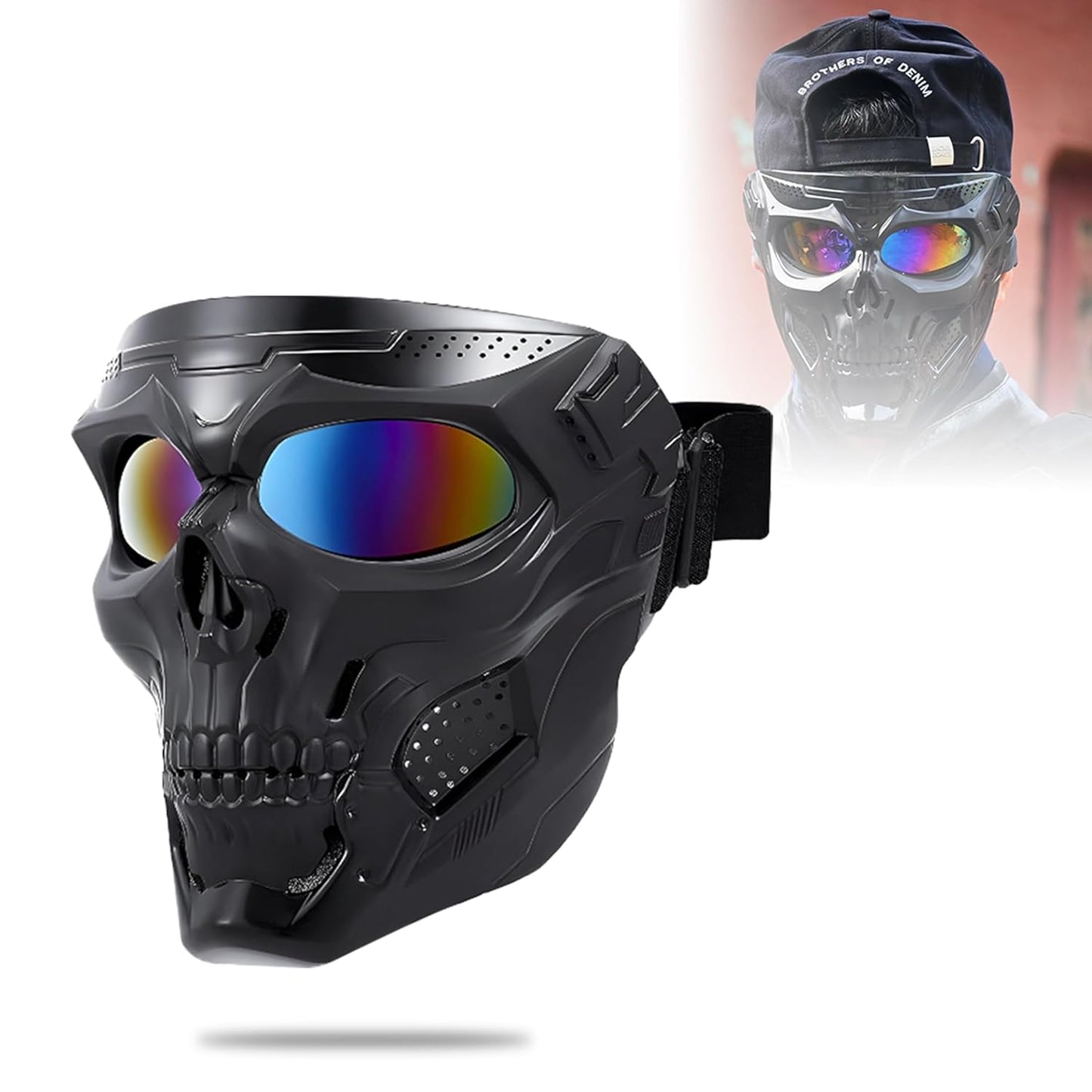 Skull Mask Full Face Tactical Masks for CS Survival Games Shooting Cosplay Movie Paintball Halloween Scary Masks