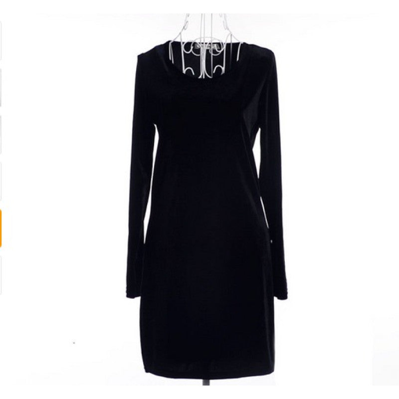 Velvet Full Sleeves Luxurious Women Dress