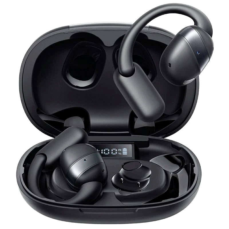 Joyroom JR-OE4 Open-Ear True Wireless Headphones – Bluetooth 5.4, 50H Playtime, IPX4 Sweatproof, LED Display – Sports & Outdoor Use