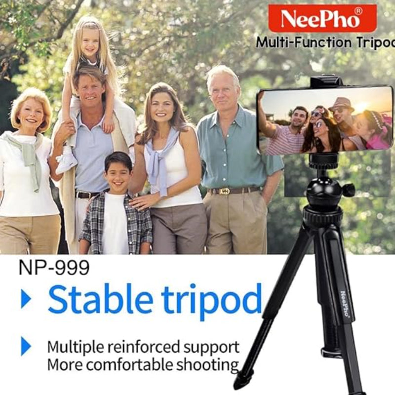 NP999 Neepho 360 Degree Multi-Function Tripod Portable Foldable Phone Stand
