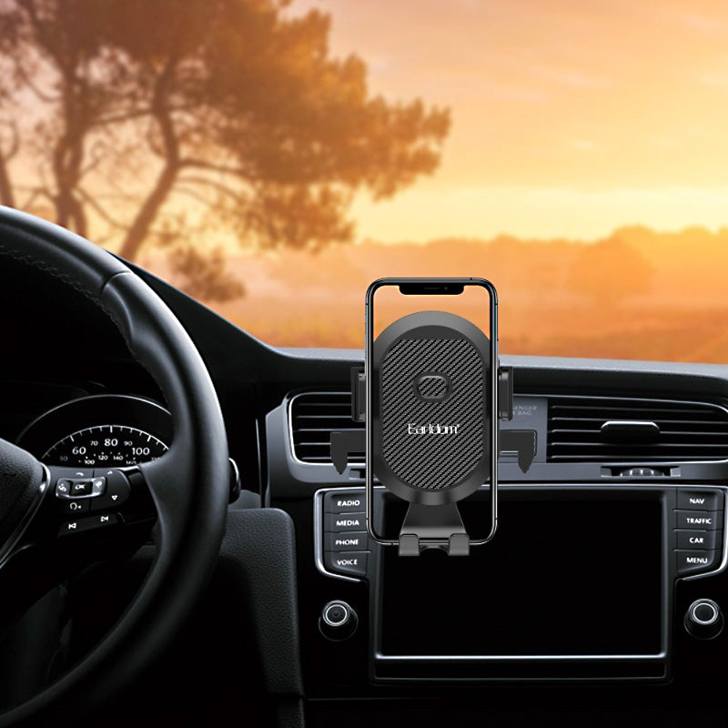 Earldom EH152 Gravity Auto-Grip Car Phone Holder – Universal Air Vent Mount for Smartphones