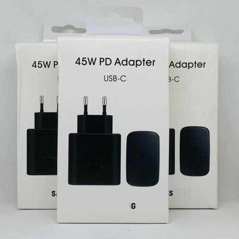 Samsung 45W Super Fast Charger PD Adapter | Original 45W Charger for Samsung Galaxy S24, S23, S22, Note 10+, A35, A55, A34, A54, A7