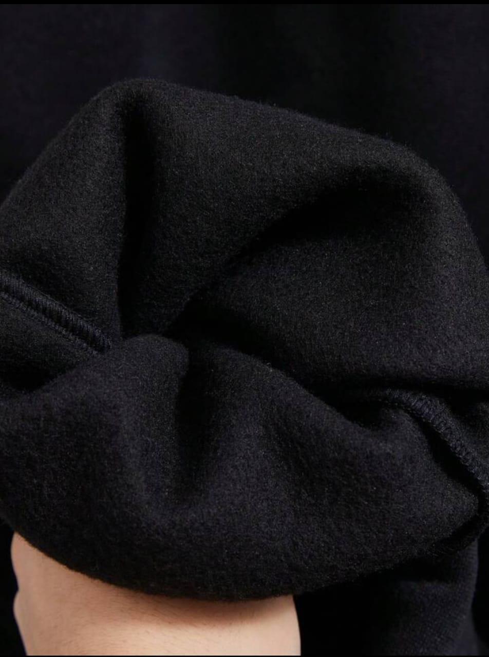 2pcs Men's Fleece Plain Ziper Track suit