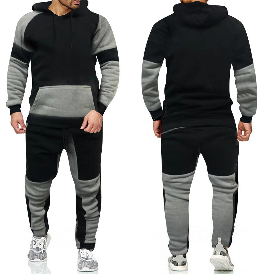 Men's New Casual winter suit sweatshirt