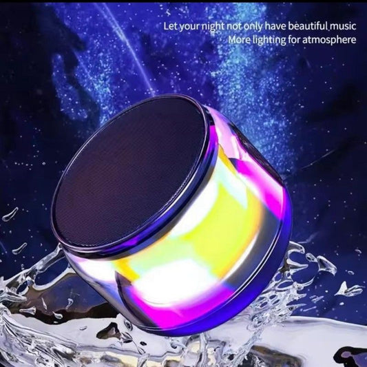 RGB LED Light Bluetooth Speaker Compact Wireless Speaker with Powerful Sound