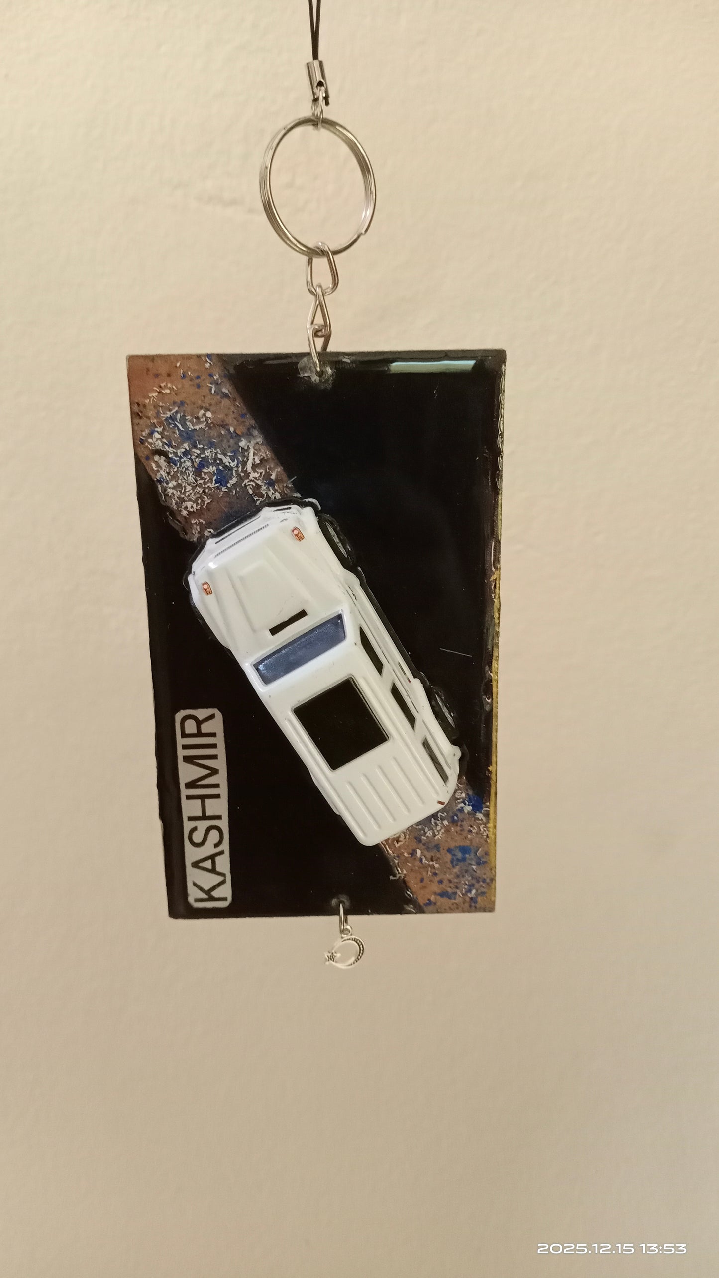 UntitDual-Sided Car Hanging – 4x4 SUV Design with Islamic Travel Dua | Rear View Mirror Decorled